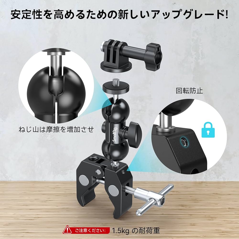 【SWISSARMS】4×32セミポリマースコープ　照明付き　新品 Amazon | SMALLRIG スーパークランプ ロッドクランプ 1/4